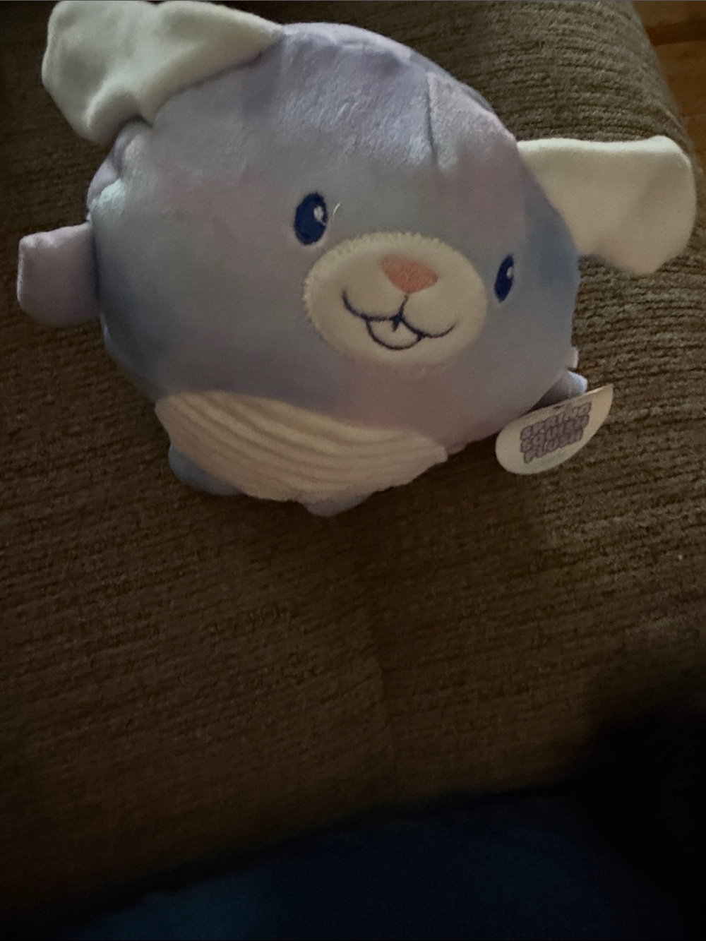 Plush Stuffed Bunny Animal Tie- Dyed -Soft Cuddly Toy
